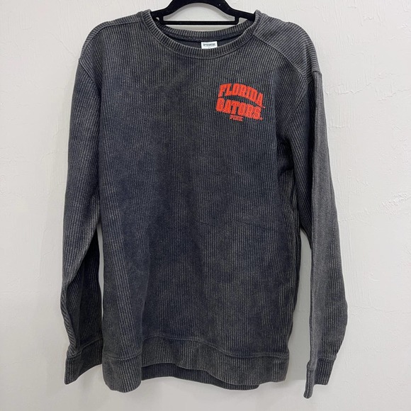 PINK Victoria's Secret Tops - Victoria’s Secret Pink Sweatshirt Florida Gators Ribbed Pullover Gray Medium